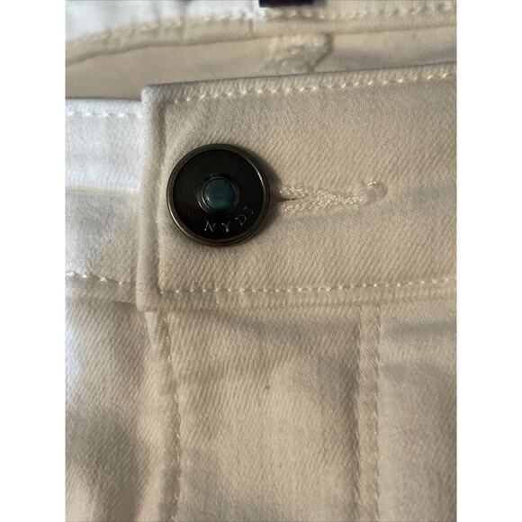 NYDJ Women’s 22 W Stretch White Denim Capri W - Picture 14 of 14